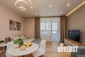 Студия квартира, посуточно, 41м2, 2/19 этаж