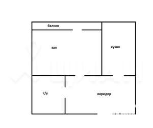 1-к квартира, на длительный срок, 30м2, 5/9 этаж