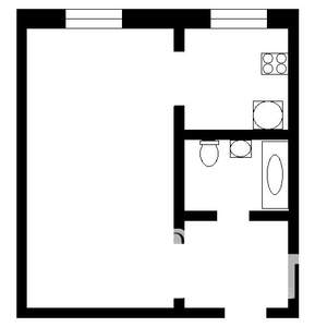 1-к квартира, на длительный срок, 29м2, 6/9 этаж