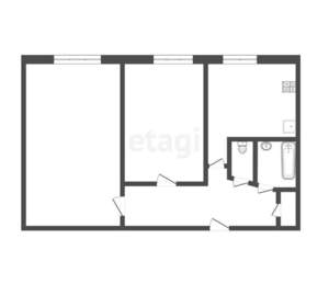 2-к квартира, на длительный срок, 48м2, 7/9 этаж