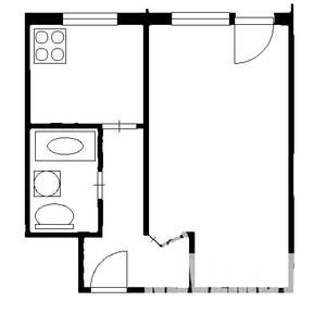 1-к квартира, на длительный срок, 32м2, 3/5 этаж