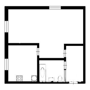 1-к квартира, на длительный срок, 33м2, 2/5 этаж