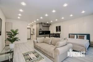Студия квартира, посуточно, 45м2, 4/22 этаж