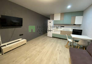 Студия квартира, на длительный срок, 26м2, 22/24 этаж