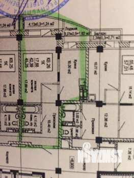 1-к квартира, на длительный срок, 42м2, 4/17 этаж