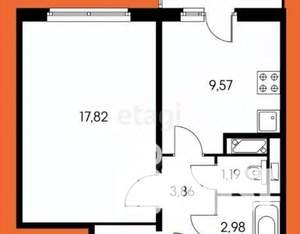 1-к квартира, на длительный срок, 36м2, 5/10 этаж