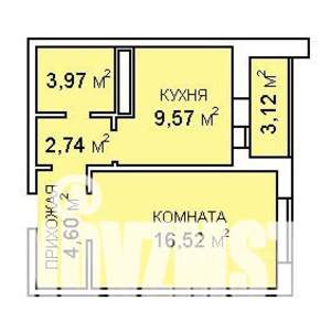 1-к квартира, на длительный срок, 40м2, 10/17 этаж