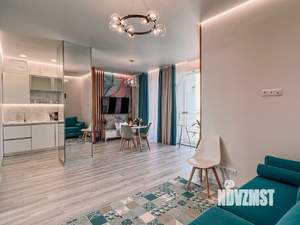 Студия квартира, посуточно, 48м2, 24/25 этаж