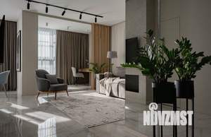 1-к квартира, посуточно, 57м2, 1/1 этаж