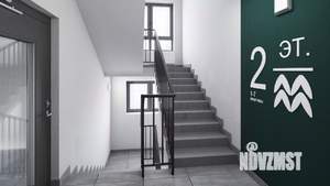 2-к квартира, строящийся дом, 55м2, 3/17 этаж