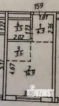 Студия квартира, вторичка, 26м2, 13/25 этаж