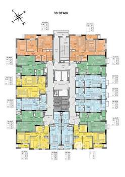 3-к квартира, вторичка, 59м2, 10/17 этаж