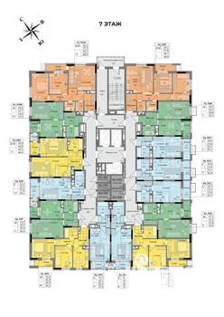 Студия квартира, вторичка, 25м2, 7/17 этаж