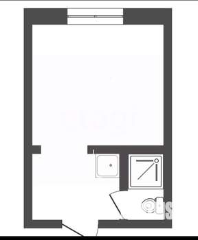 Студия квартира, вторичка, 12м2, 5/5 этаж