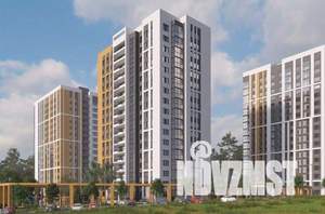 1-к квартира, строящийся дом, 36м2, 10/26 этаж