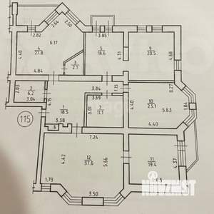5-к квартира, вторичка, 184м2, 4/10 этаж