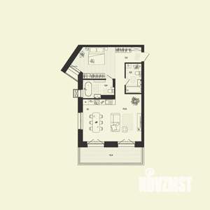 2-к квартира, вторичка, 72м2, 3/6 этаж