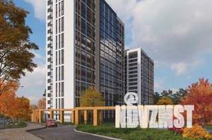1-к квартира, строящийся дом, 44м2, 19/26 этаж