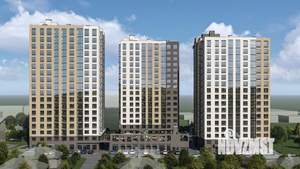 2-к квартира, строящийся дом, 47м2, 4/17 этаж