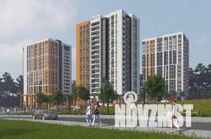 1-к квартира, строящийся дом, 44м2, 19/26 этаж