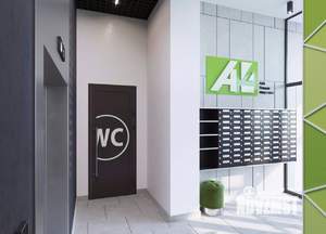 1-к квартира, строящийся дом, 37м2, 23/25 этаж