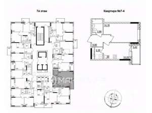 1-к квартира, вторичка, 39м2, 7/26 этаж