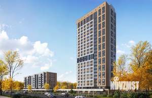 2-к квартира, строящийся дом, 66м2, 19/24 этаж