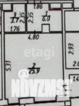 Студия квартира, вторичка, 34м2, 13/15 этаж