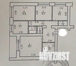 5-к квартира, вторичка, 90м2, 4/5 этаж