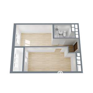 1-к квартира, вторичка, 46м2, 2/17 этаж
