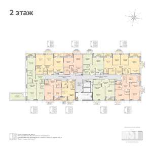 3-к квартира, строящийся дом, 90м2, 2/17 этаж