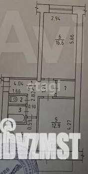 2-к квартира, вторичка, 47м2, 3/5 этаж