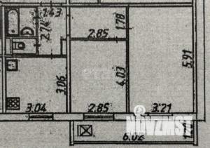2-к квартира, вторичка, 52м2, 8/10 этаж