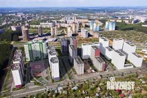 1-к квартира, строящийся дом, 42м2, 2/16 этаж
