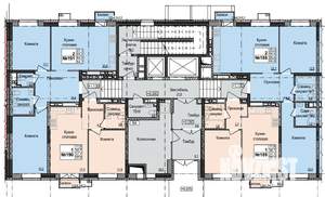 2-к квартира, строящийся дом, 64м2, 1/17 этаж
