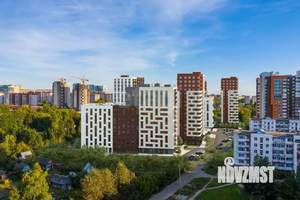 2-к квартира, строящийся дом, 57м2, 3/17 этаж