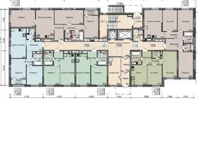 3-к квартира, строящийся дом, 70м2, 1/17 этаж