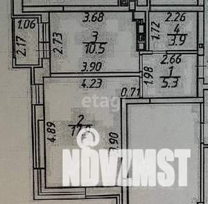 1-к квартира, вторичка, 38м2, 5/17 этаж