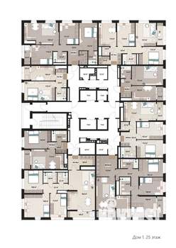 4-к квартира, сданный дом, 96м2, 25/25 этаж