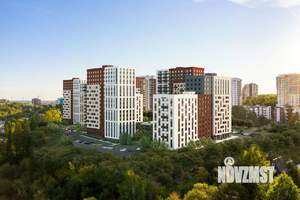 1-к квартира, строящийся дом, 35м2, 16/17 этаж