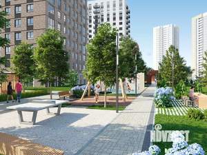 3-к квартира, строящийся дом, 72м2, 3/17 этаж