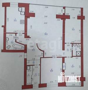 4-к квартира, вторичка, 127м2, 7/10 этаж