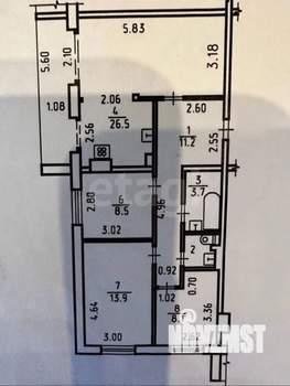 4-к квартира, вторичка, 74м2, 10/10 этаж