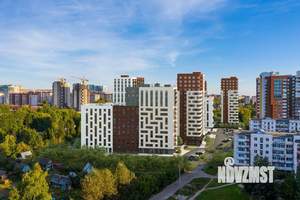 1-к квартира, строящийся дом, 38м2, 4/17 этаж