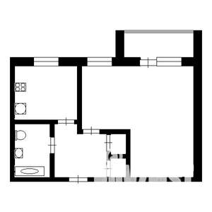 1-к квартира, вторичка, 36м2, 7/9 этаж