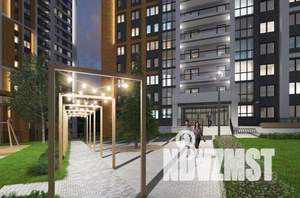1-к квартира, строящийся дом, 43м2, 8/17 этаж
