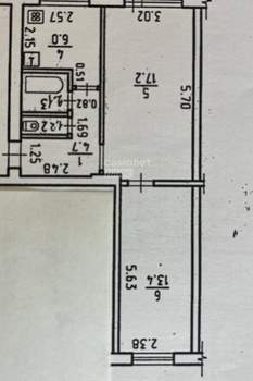 2-к квартира, вторичка, 44м2, 2/5 этаж