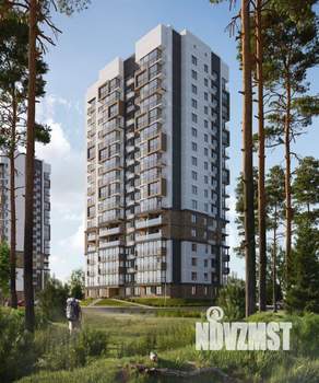 3-к квартира, строящийся дом, 55м2, 13/16 этаж