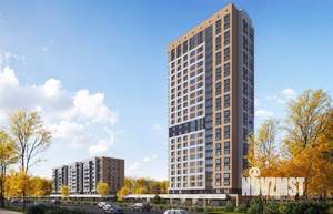 1-к квартира, строящийся дом, 38м2, 19/24 этаж