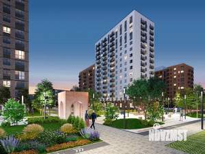 2-к квартира, строящийся дом, 64м2, 14/17 этаж